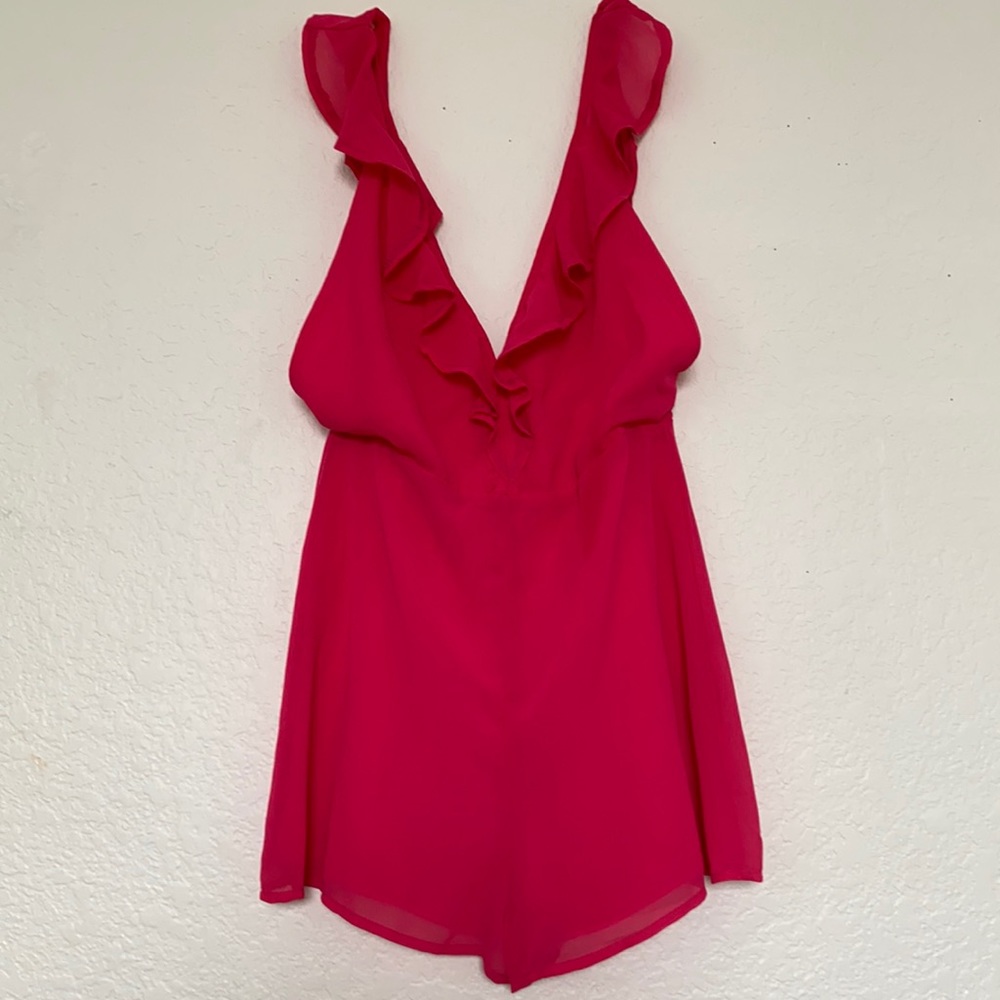 Hot Pink Romper